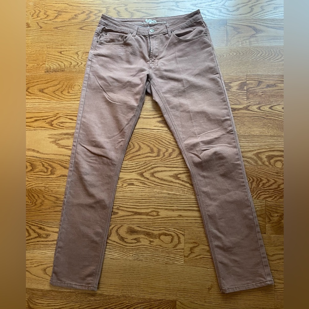 bulletprufe Brown Straight-Leg Jeans whiskey color 34W 36L